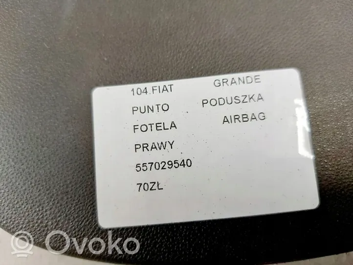 Fiat Grande Punto Poduszka powietrzna Airbag fotela 557029540