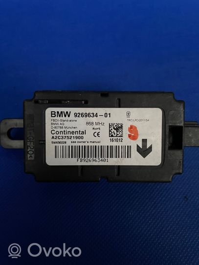 BMW 3 GT F34 Alarm control unit/module 9269634