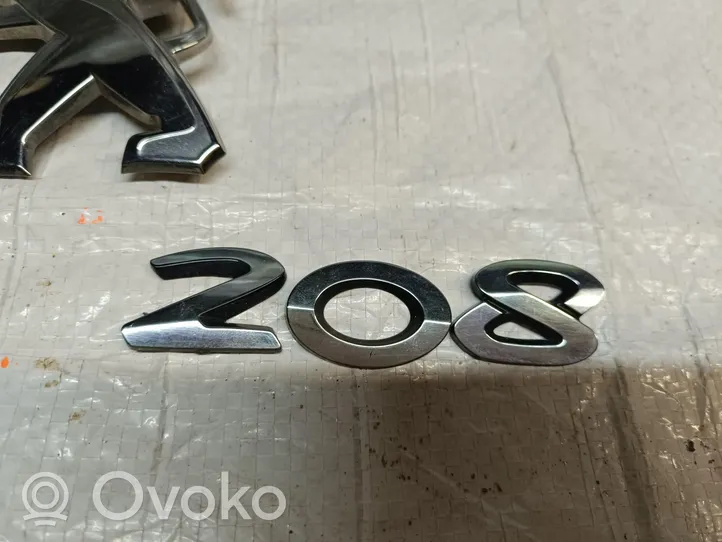Peugeot 208 Valmistajan merkki/mallikirjaimet 