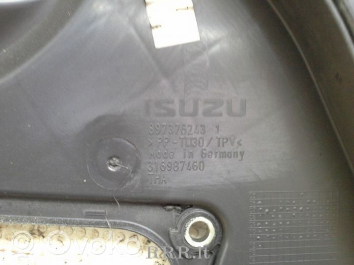 Opel Astra J Osłona paska / łańcucha rozrządu 897376243