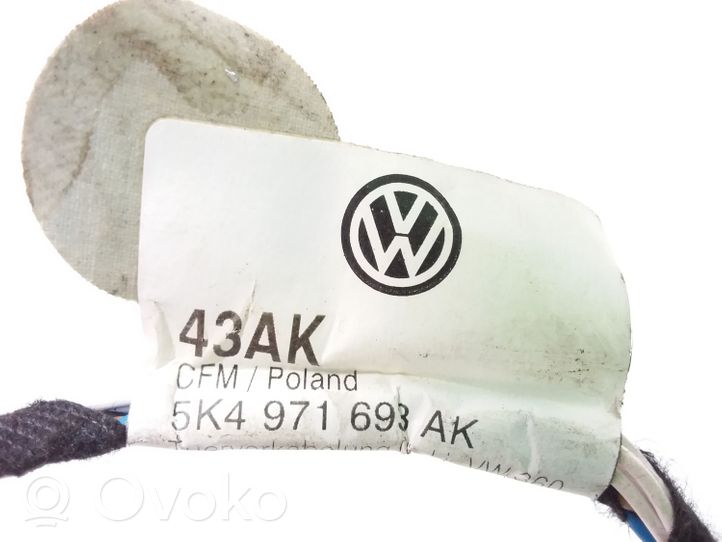 Volkswagen Golf VI Cablaggio porta posteriore 5K4971693AK