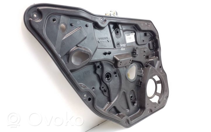 Volvo V60 Rear window lifting mechanism without motor 30784312