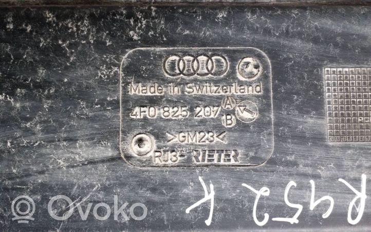 Audi A6 S6 C6 4F Keskiosan alustan suoja välipohja 4F0825207A