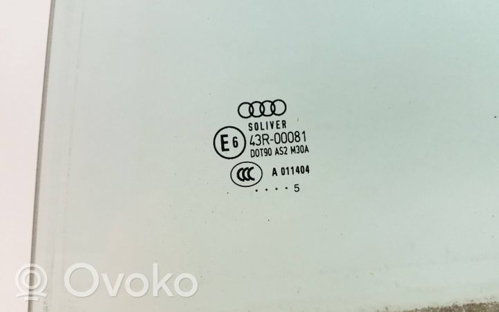 Audi A4 S4 B7 8E 8H Vitre de fenêtre porte arrière 43R00081