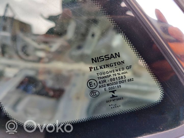 Nissan Qashqai Galinis šoninis kėbulo stiklas 43R001583