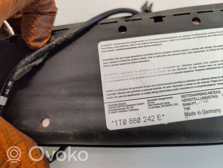 Volkswagen Touran I Poduszka powietrzna Airbag fotela 1T0880242E