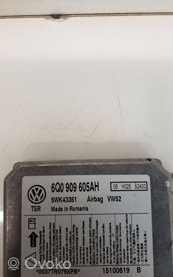 Volkswagen Caddy Turvatyynyn ohjainlaite/moduuli 6Q0909605AH