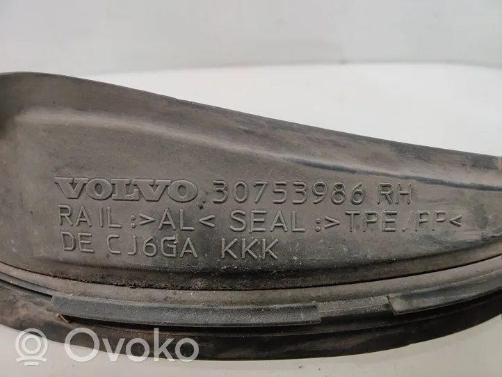 Volvo V60 Listwa szyby czołowej / przedniej 30753986