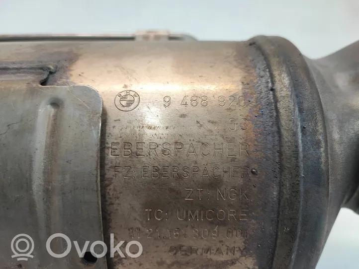 BMW 5 G30 G31 Filtre à particules catalyseur FAP / DPF 9488920