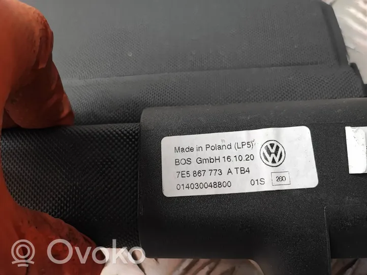 Volkswagen Multivan T6 Copertura ripiano portaoggetti 7E5867773A