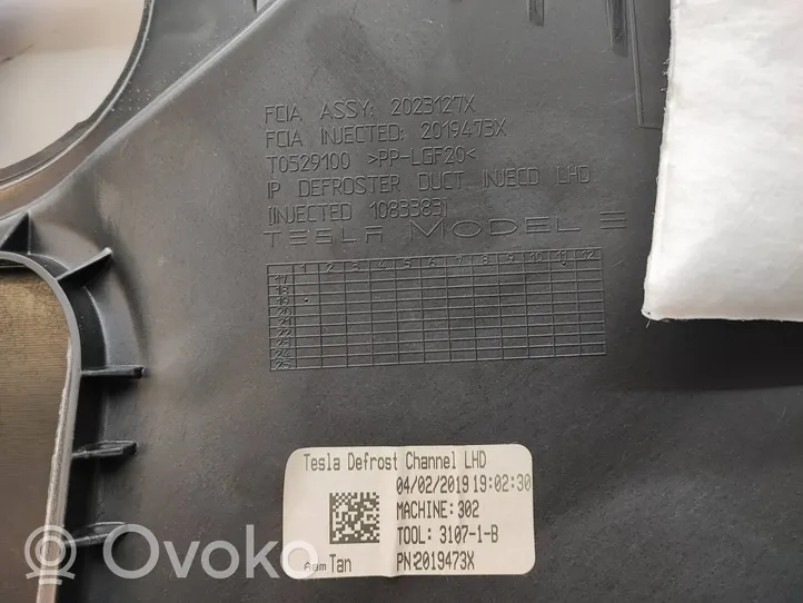 Tesla Model 3 Panel de instrumentos 2019473X