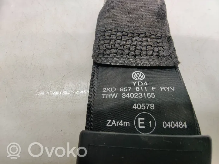 Volkswagen Caddy Rear seatbelt 2K0857811F