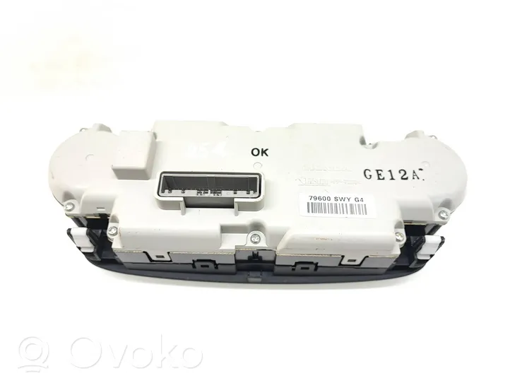 Honda CR-V Climate control unit 79600SWYG4