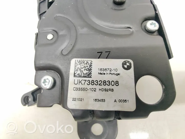 BMW 5 G30 G31 Blocco/chiusura/serratura del portellone posteriore/bagagliaio UK738328308