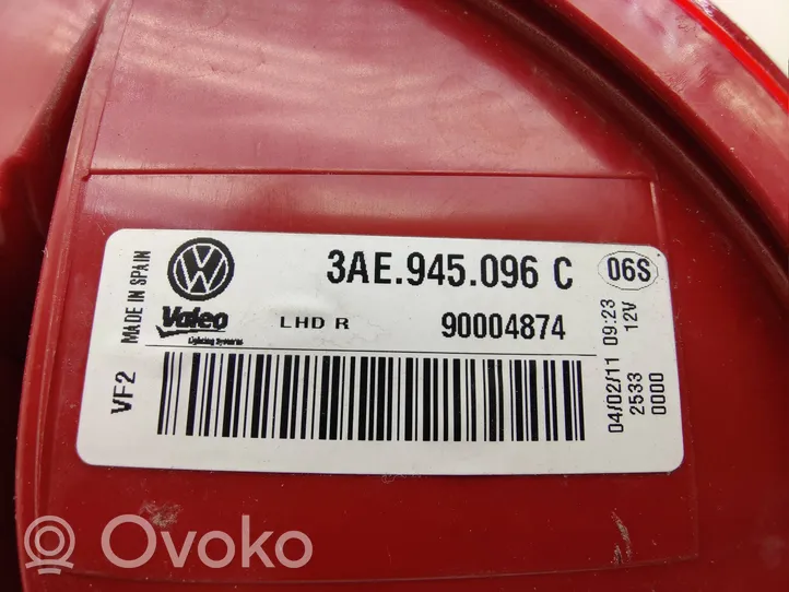 Volkswagen PASSAT B7 Galinis žibintas kėbule 3AE945096C