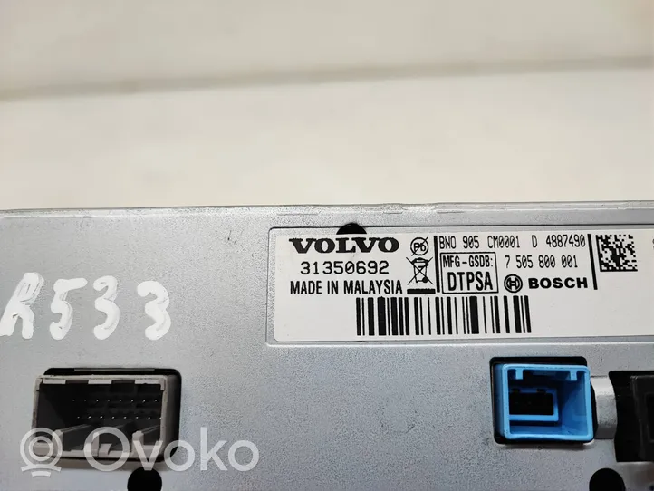 Volvo V40 Monitor/display/piccolo schermo 31350692