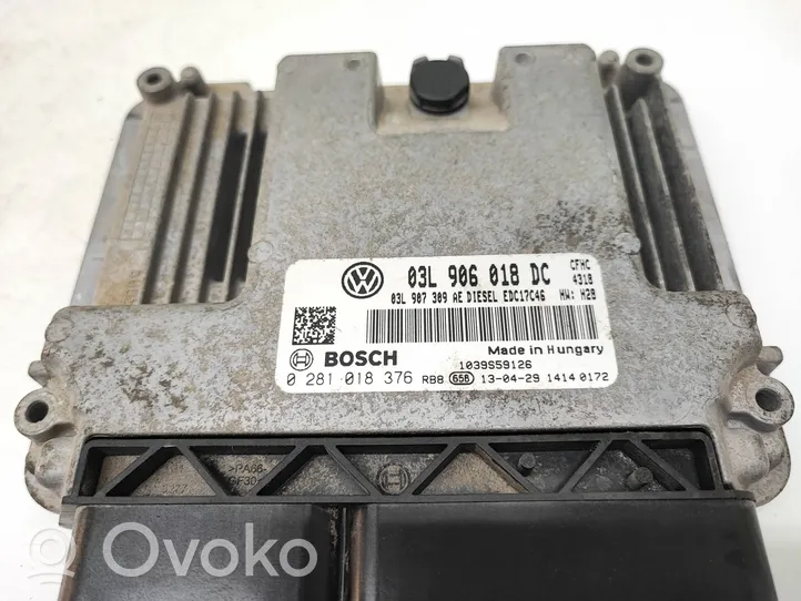 Volkswagen Caddy Sterownik / Moduł ECU 03L906018DC