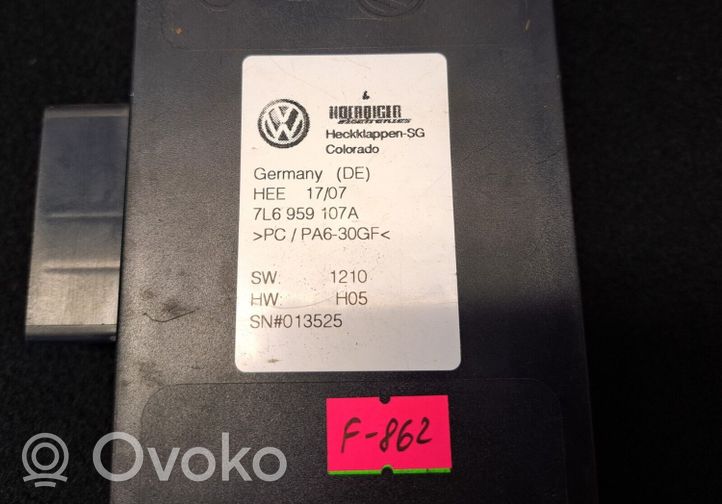 Volkswagen Touareg I Unité de commande / module de hayon 7L6959107A