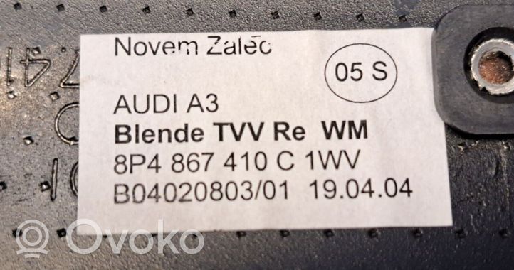 Audi A3 S3 A3 Sportback 8P Barra di rivestimento della portiera anteriore 8P4867410C