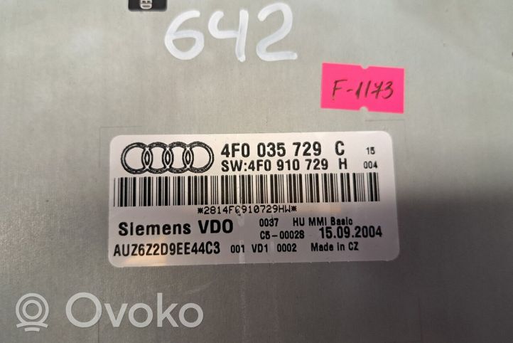 Audi A6 S6 C6 4F Zmieniarka płyt CD/DVD 4F0035729C