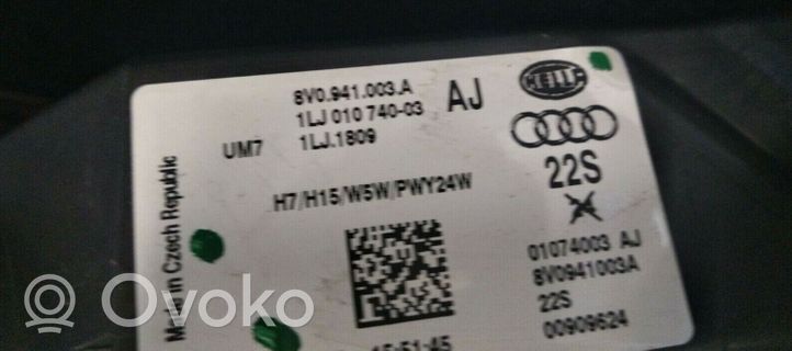 Audi A3 S3 8V Lampa przednia 8V0941003A