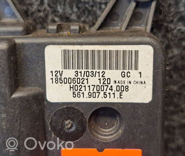 Volkswagen PASSAT B7 USA Tuloilmaventtiilin käyttömoottori 561907511E