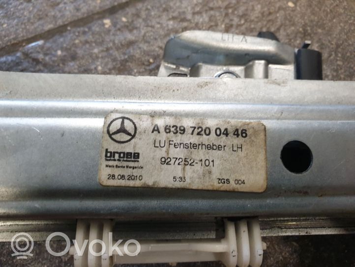 Mercedes-Benz Vito Viano W639 Takaoven ikkunan nostin moottorilla A6397200446