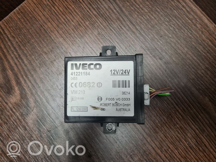 Iveco Daily 35 - 40.10 Unité de commande dispositif d'immobilisation 41221184