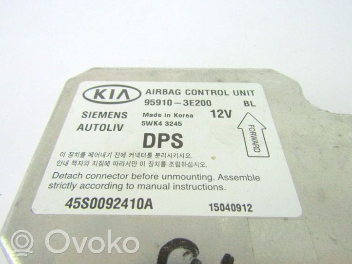 KIA Sorento Airbag control unit/module 959103E200