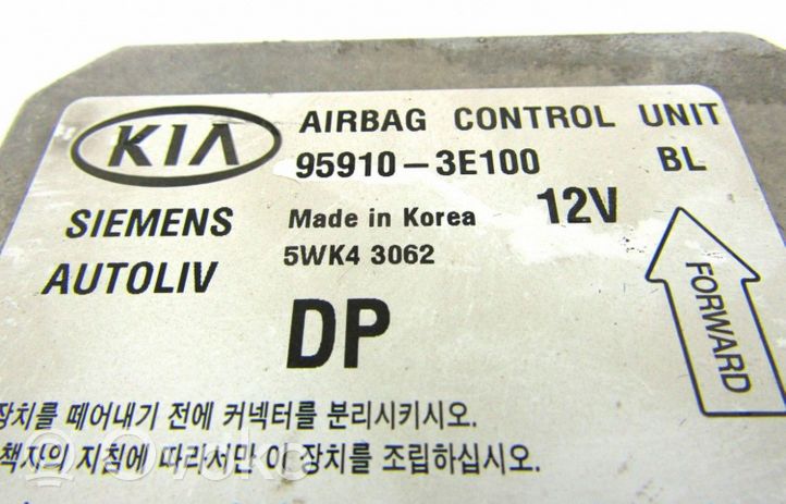 KIA Sorento Module de contrôle airbag 