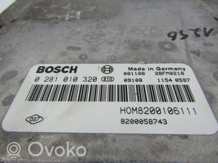 Opel Movano A Calculateur moteur ECU 