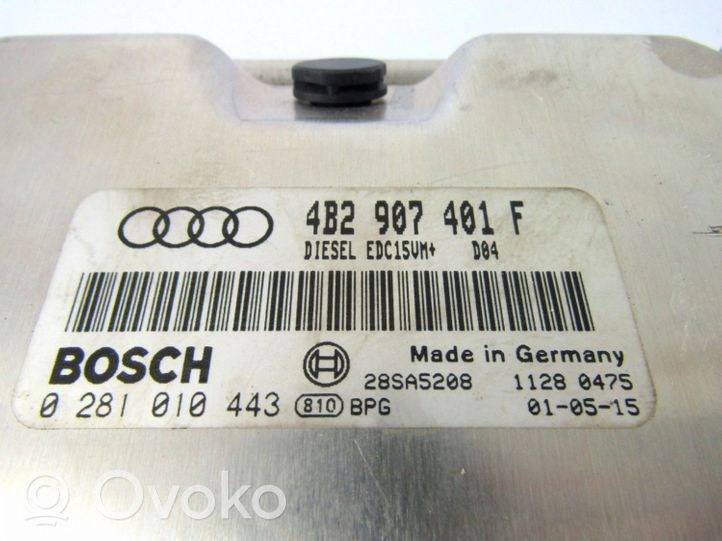 Audi A6 S6 C5 4B Calculateur moteur ECU 0281010443
