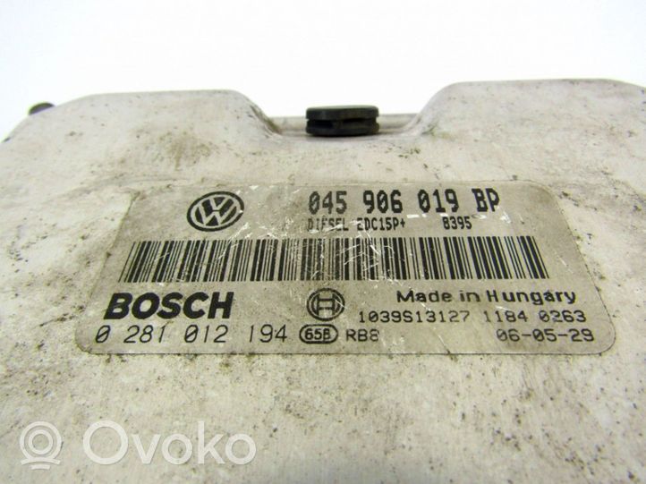 Volkswagen Polo IV 9N3 Calculateur moteur ECU 0281012194