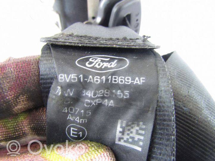 Ford Fiesta Pas bezpieczeństwa fotela tylnego 
