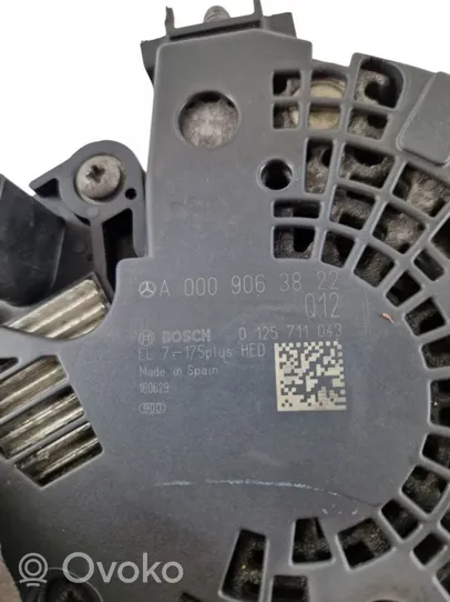 Mercedes-Benz A W176 Alternator 