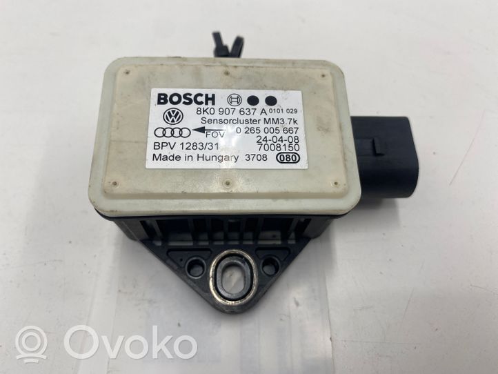 Audi A4 S4 B8 8K Aktiivijousituksen ohjainlaite (ESP) 8K0907637A