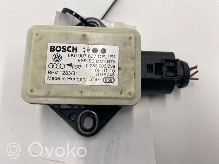 Audi A5 8T 8F Moduł / Sterownik ESP 8K0907637C