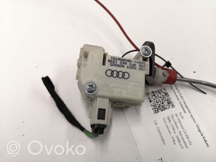 Audi A6 Allroad C6 Verrouillage du bouchon du réservoir de carburant 4F0862153B