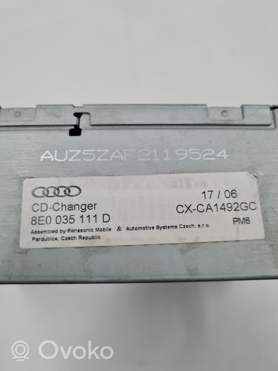 Audi A3 S3 A3 Sportback 8P CD/DVD keitiklis 8E0035111D