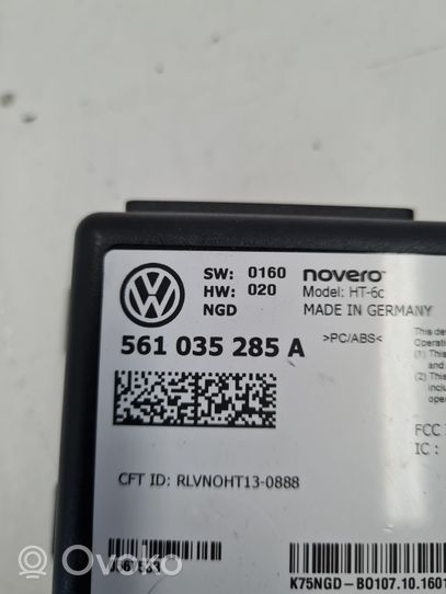 Volkswagen Jetta VI GPS navigation control unit/module 561035285A