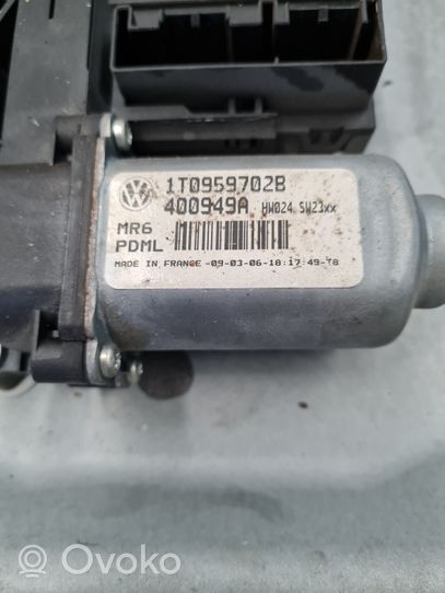 Volkswagen Touran I Mécanisme de lève-vitre avec moteur 1T1837462B