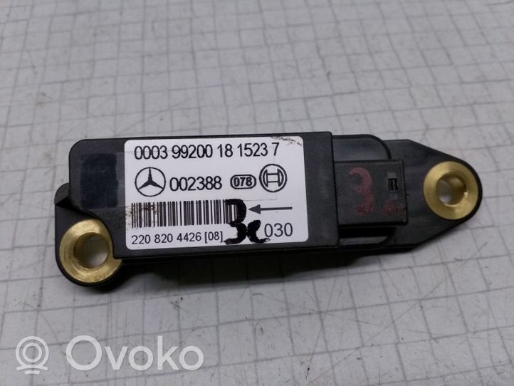 Mercedes-Benz S W220 Capteur de collision / impact de déploiement d'airbag 2208204426