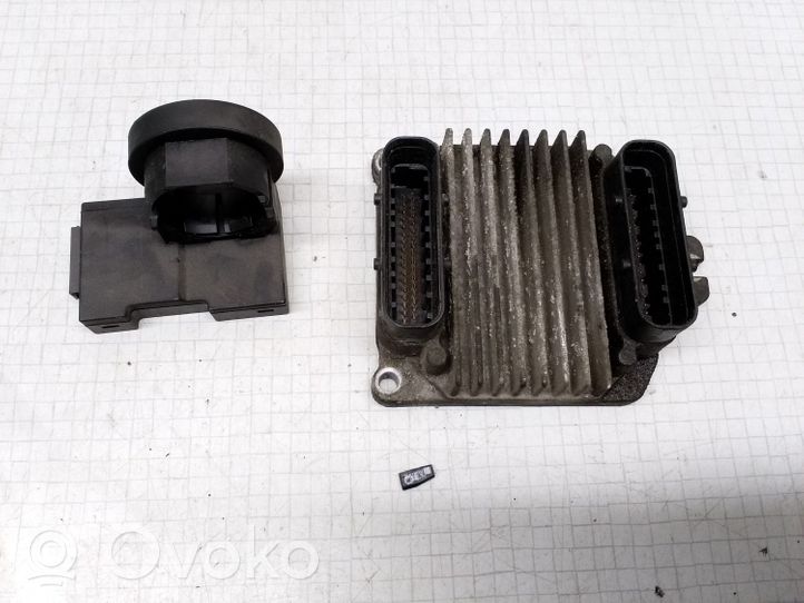 Opel Astra G Engine ECU kit and lock set 09355929