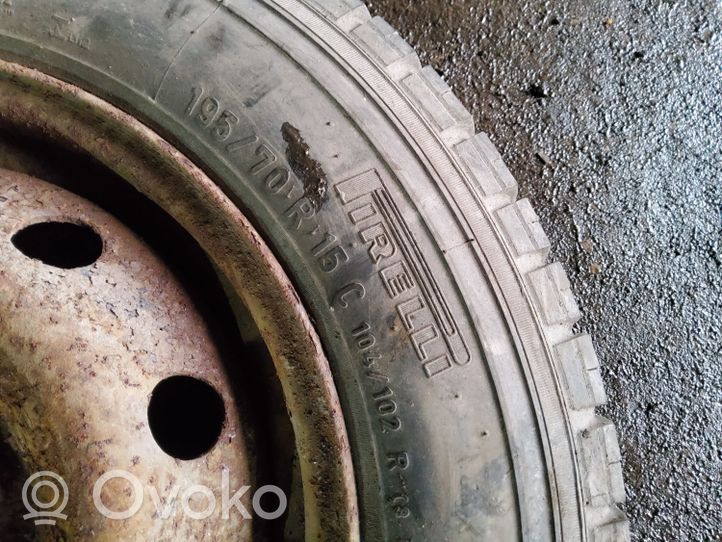 Fiat Ducato R15 spare wheel 