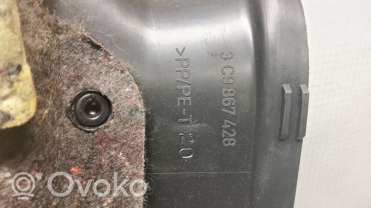 Volkswagen PASSAT B6 Muu vararenkaan verhoilun elementti 3C9867428