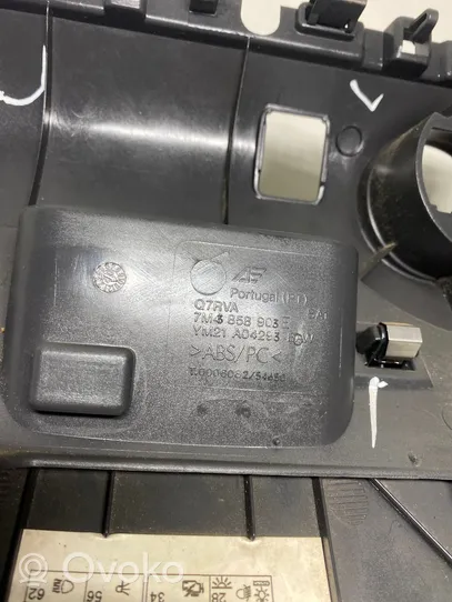 Ford Galaxy Rivestimento pannello inferiore del cruscotto 7M3858903E