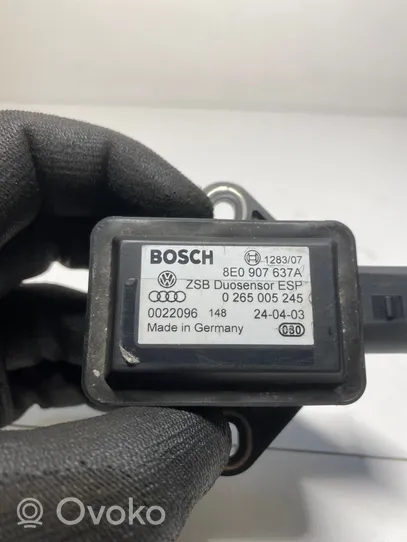 Audi A4 S4 B6 8E 8H Czujnik przyspieszenia ESP 8E0907637A