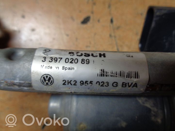 Volkswagen Caddy Mechanizm i silniczek wycieraczek szyby przedniej / czołowej 1397220504