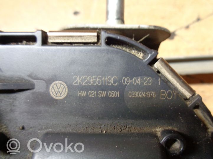 Volkswagen Caddy Mechanizm i silniczek wycieraczek szyby przedniej / czołowej 1397220504