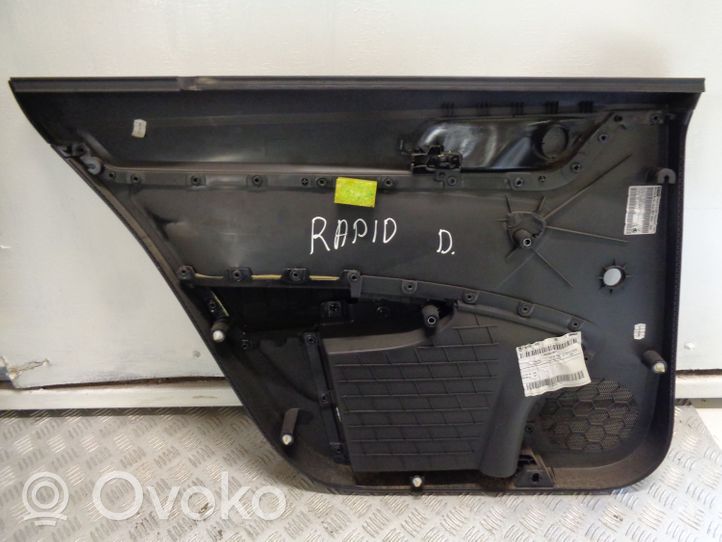 Skoda Rapid (NH) Garniture panneau de porte arrière 5JJ867024